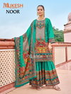 Noor Vol 1 By Banwery Crepe Silk Online Kurti With Bottom Dupatta Wholesale